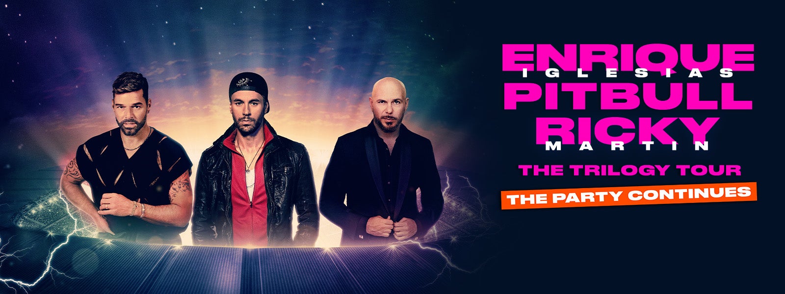 Enrique Iglesias, Ricky Martin, Pitbull