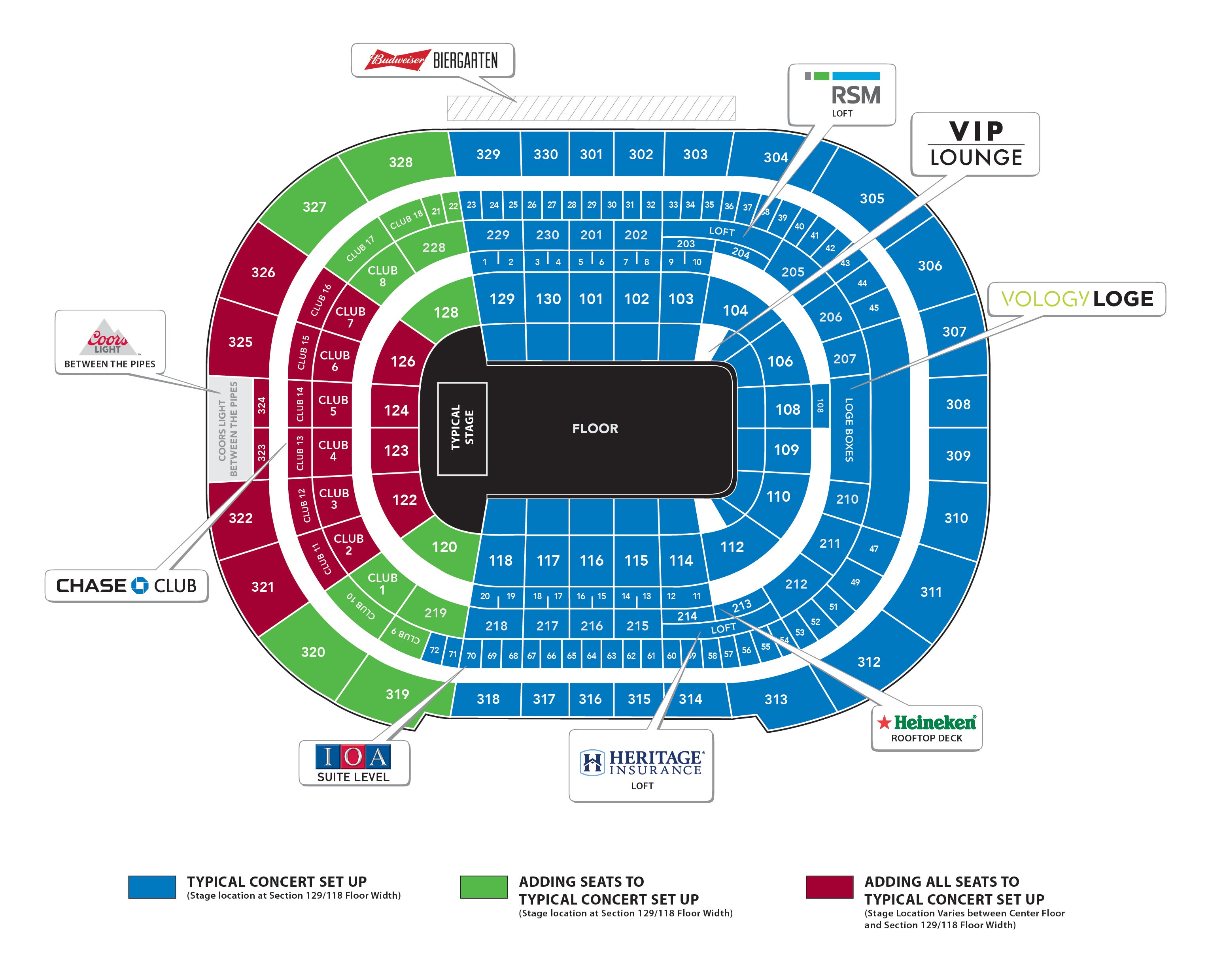 Verizon Center Seating Chart Concert