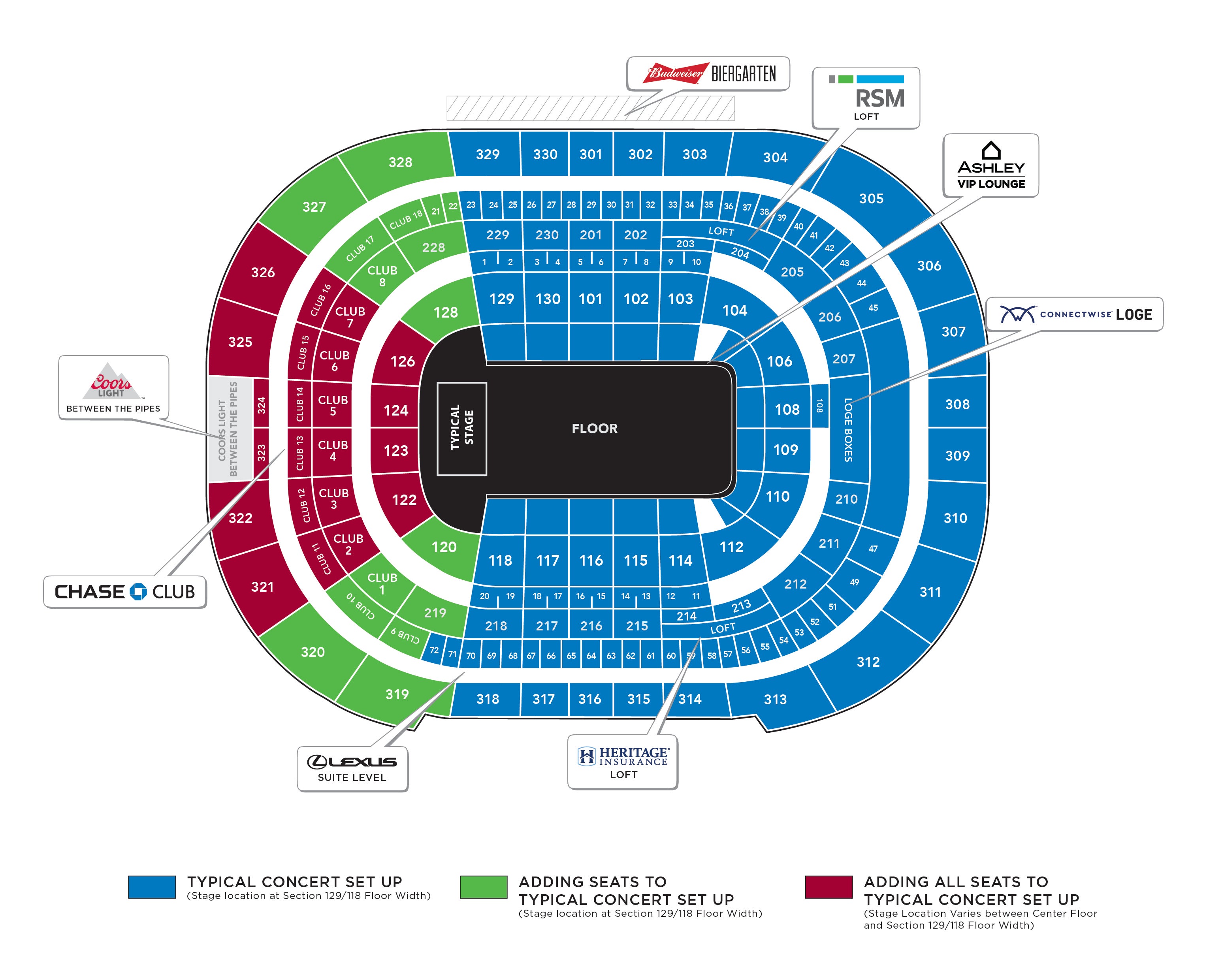 Seating Charts Amalie Arena