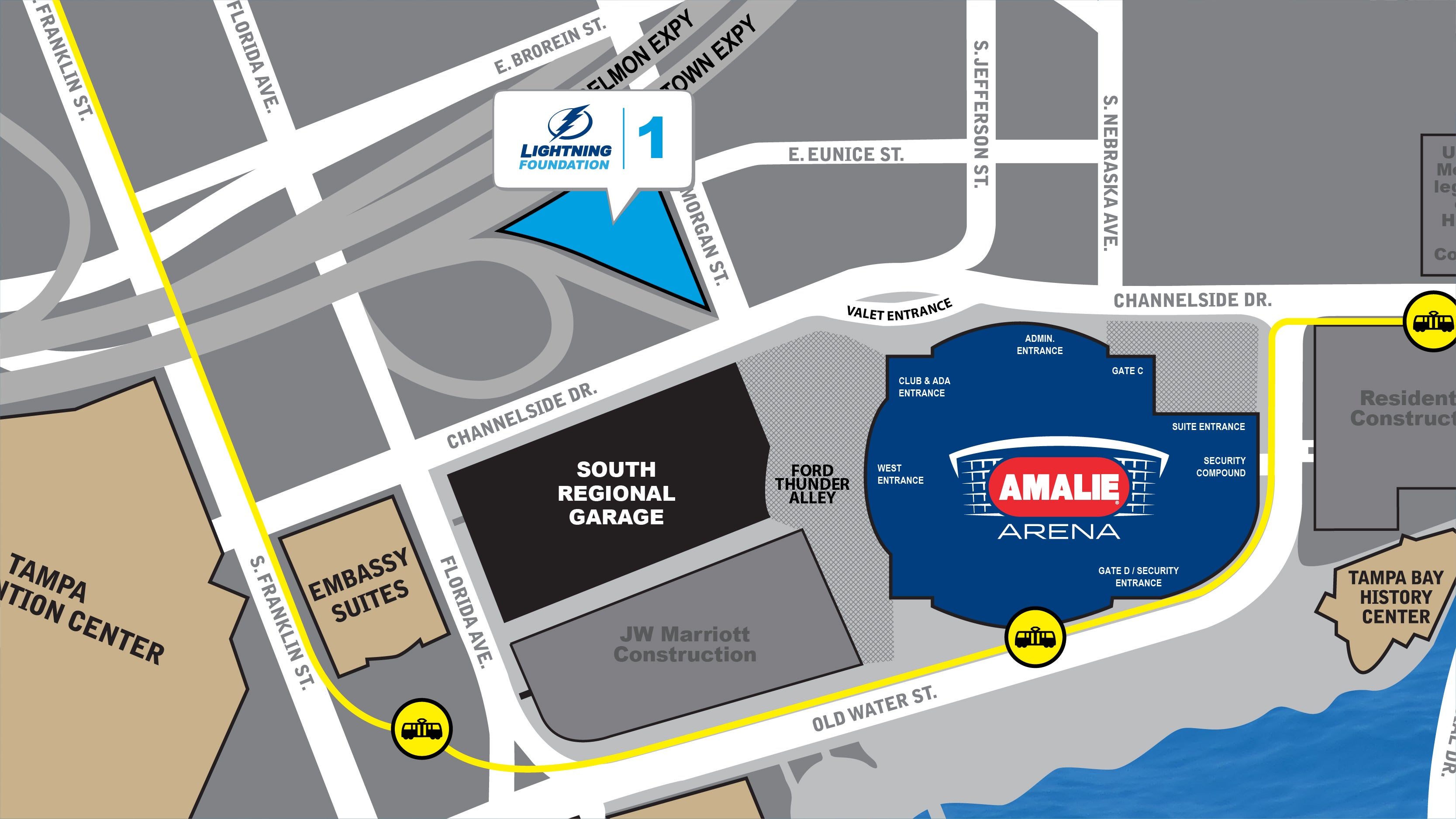 Magness Arena Parking Map