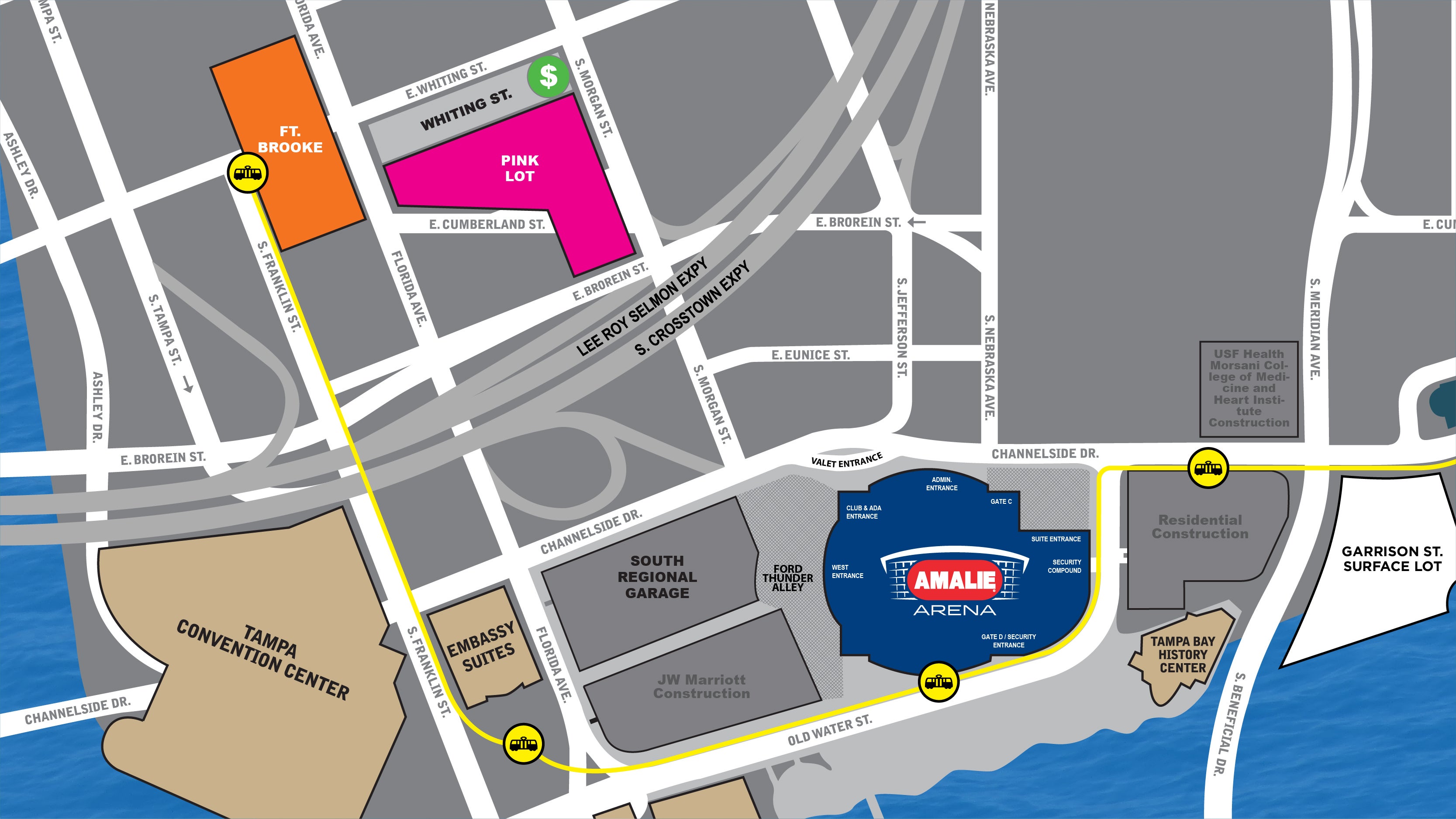 Ball Arena Parking Lot Map