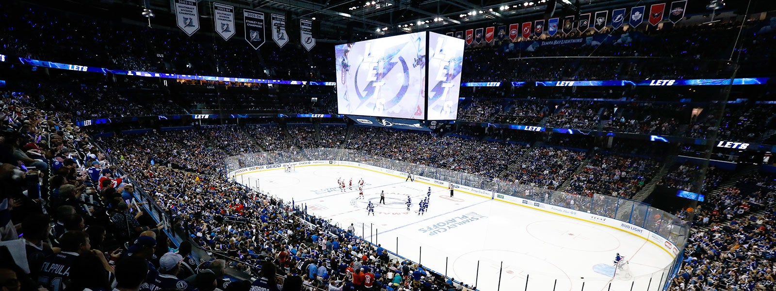 Concert photos at Amalie Arena