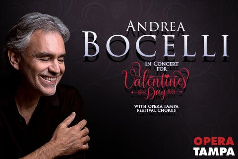 Amalie Arena Seating Chart Andrea Bocelli