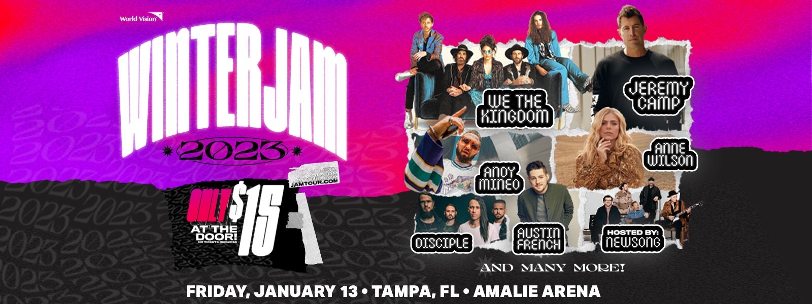 2023 Winter Jam Lineup | 2023 Calendar